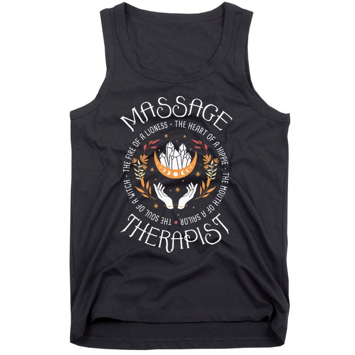 Massage Therapist Masseuse Massage Therapy Massotherapist Tank Top