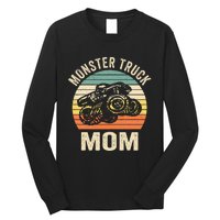 Monster Truck Mom Retro Vintage Monster Truck Long Sleeve Shirt