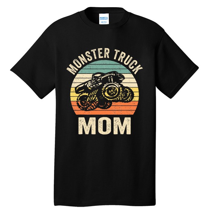 Monster Truck Mom Retro Vintage Monster Truck Tall T-Shirt