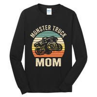 Monster Truck Mom Retro Vintage Monster Truck Tall Long Sleeve T-Shirt