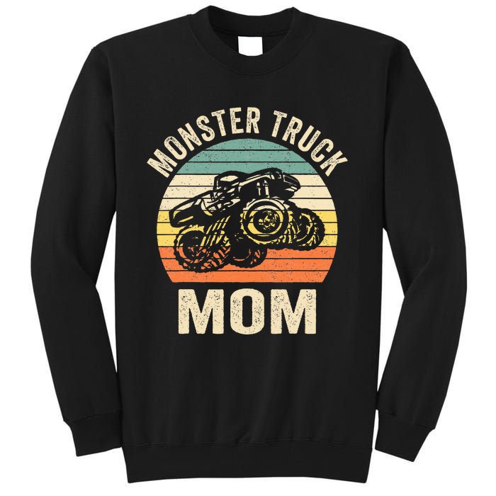 Monster Truck Mom Retro Vintage Monster Truck Tall Sweatshirt