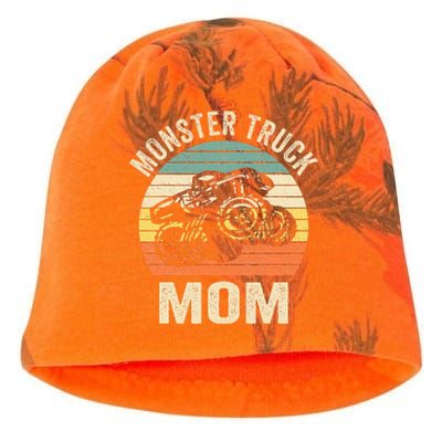 Monster Truck Mom Retro Vintage Monster Truck Kati - Camo Knit Beanie