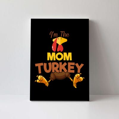 Mom Turkey Matching Family Group Thanksgiving Gifts  Canvas