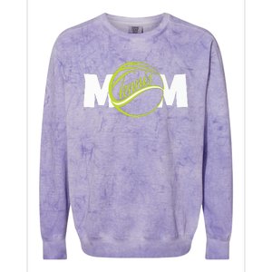 Mother Tennis Mom Funny Tennis Colorblast Crewneck Sweatshirt