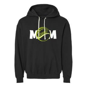 Mother Tennis Mom Funny Tennis Garment-Dyed Fleece Hoodie