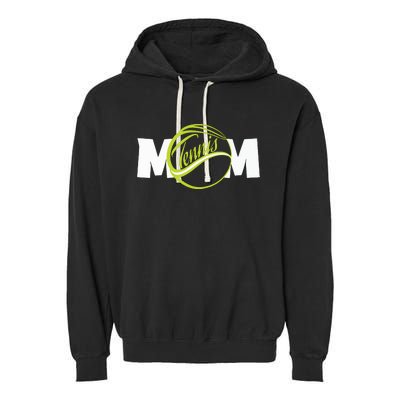 Mother Tennis Mom Funny Tennis Garment-Dyed Fleece Hoodie