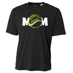 Mother Tennis Mom Funny Tennis Cooling Performance Crew T-Shirt