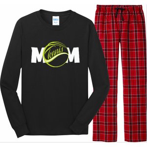 Mother Tennis Mom Funny Tennis Long Sleeve Pajama Set