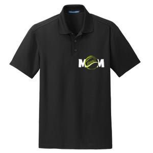 Mother Tennis Mom Funny Tennis Dry Zone Grid Polo