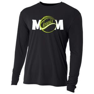 Mother Tennis Mom Funny Tennis Cooling Performance Long Sleeve Crew