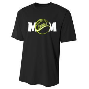 Mother Tennis Mom Funny Tennis Performance Sprint T-Shirt