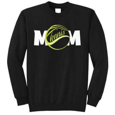 Mother Tennis Mom Funny Tennis Tall Sweatshirt