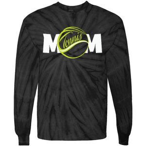 Mother Tennis Mom Funny Tennis Tie-Dye Long Sleeve Shirt