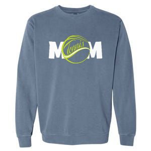 Mother Tennis Mom Funny Tennis Garment-Dyed Sweatshirt