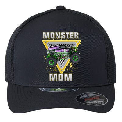 Monster Truck Mom Mothers Day Monster Truck Are My Jam Flexfit Unipanel Trucker Cap