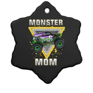 Monster Truck Mom Mothers Day Monster Truck Are My Jam Ceramic Star Ornament