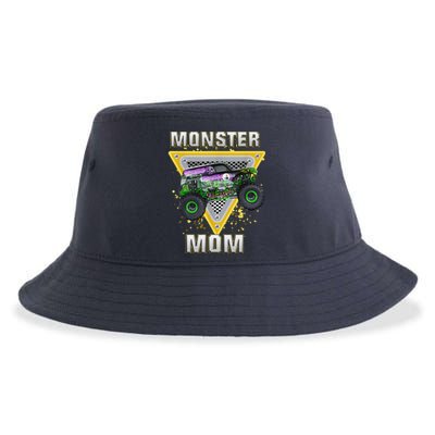 Monster Truck Mom Mothers Day Monster Truck Are My Jam Sustainable Bucket Hat