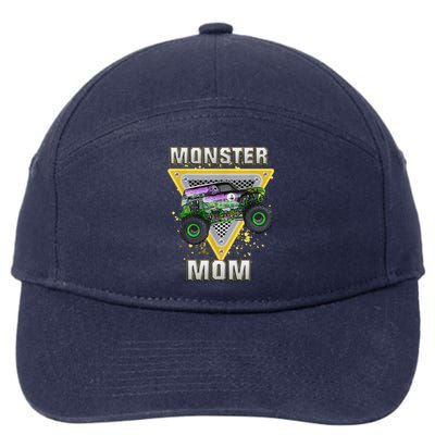 Monster Truck Mom Mothers Day Monster Truck Are My Jam 7-Panel Snapback Hat