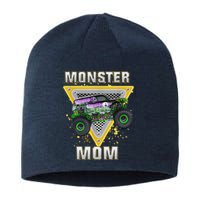 Monster Truck Mom Mothers Day Monster Truck Are My Jam Sustainable Beanie