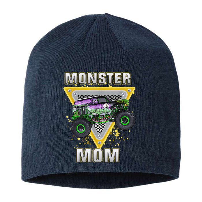 Monster Truck Mom Mothers Day Monster Truck Are My Jam Sustainable Beanie