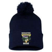 Monster Truck Mom Mothers Day Monster Truck Are My Jam Pom Pom 12in Knit Beanie