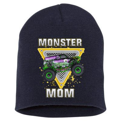 Monster Truck Mom Mothers Day Monster Truck Are My Jam Short Acrylic Beanie