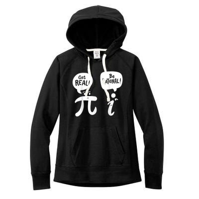 Math Teacher Math Student Be Real Get Rational Women's Fleece Hoodie