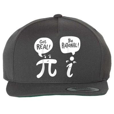 Math Teacher Math Student Be Real Get Rational Wool Snapback Cap