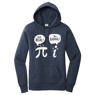 Math Teacher Math Student Be Real Get Rational Women's Pullover Hoodie