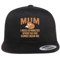 Mum Time-Out Flat Bill Trucker Hat