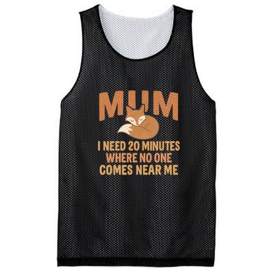 Mum Time-Out Mesh Reversible Basketball Jersey Tank