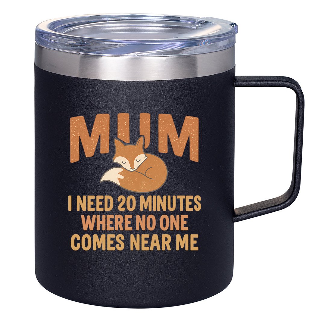 Mum Time-Out 12oz Stainless Steel Coffee Mug