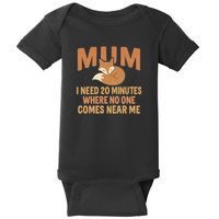 Mum Time-Out Baby Bodysuit