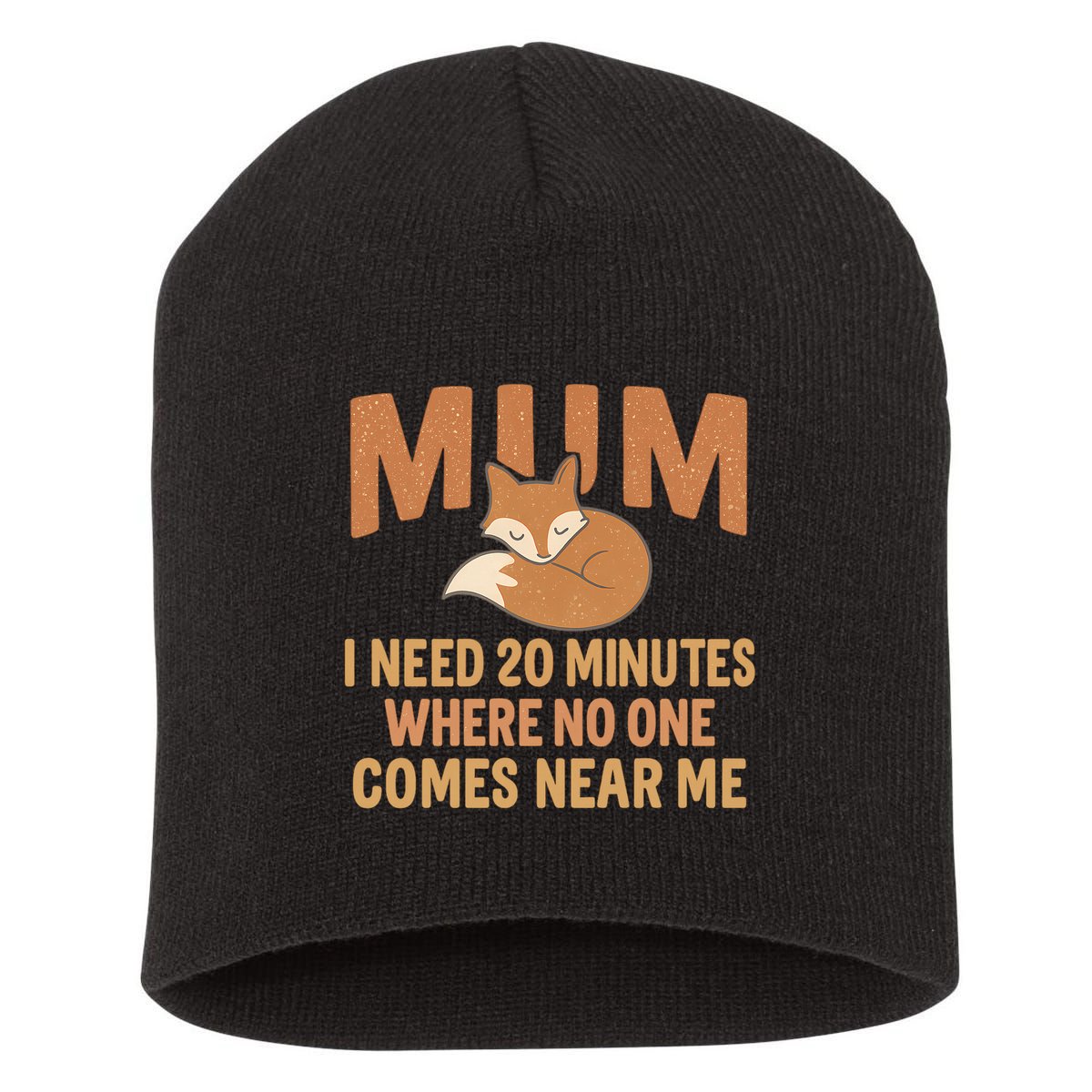 Mum Time-Out Short Acrylic Beanie