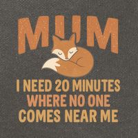 Mum Time-Out Cotton Canvas Backpack