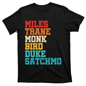 Miles Trane Monk Bird Satchmo T-Shirt