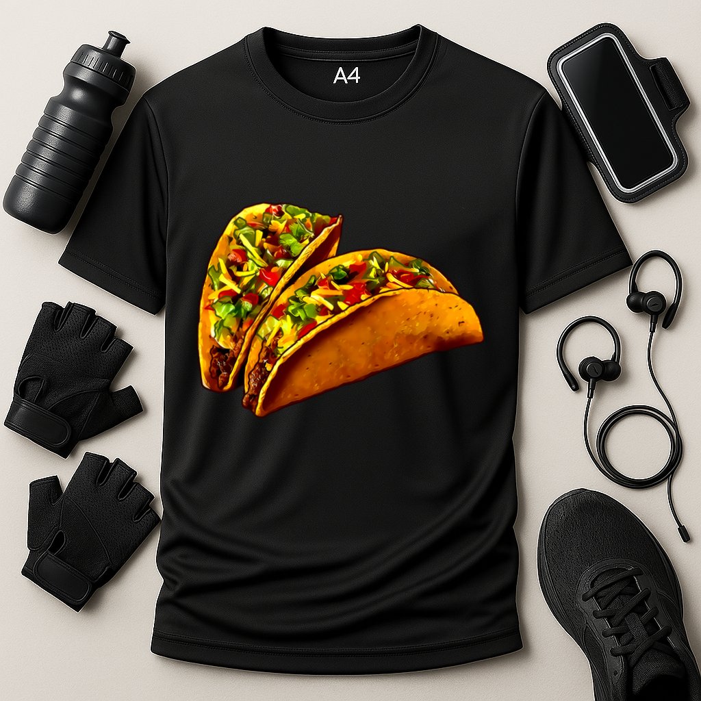 Mexican Tacos Cooling Performance Crew T-Shirt
