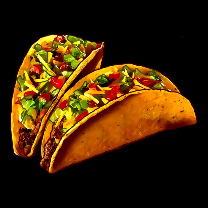 Mexican Tacos Drawstring Bag