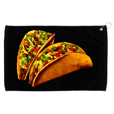 Mexican Tacos Grommeted Golf Towel