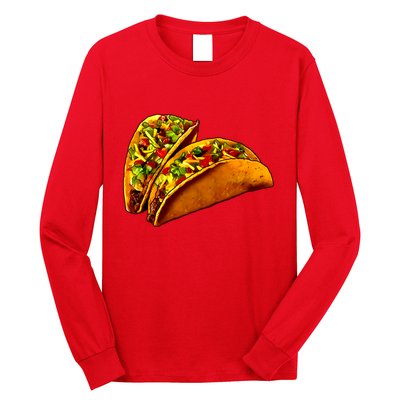 Mexican Tacos Long Sleeve Shirt