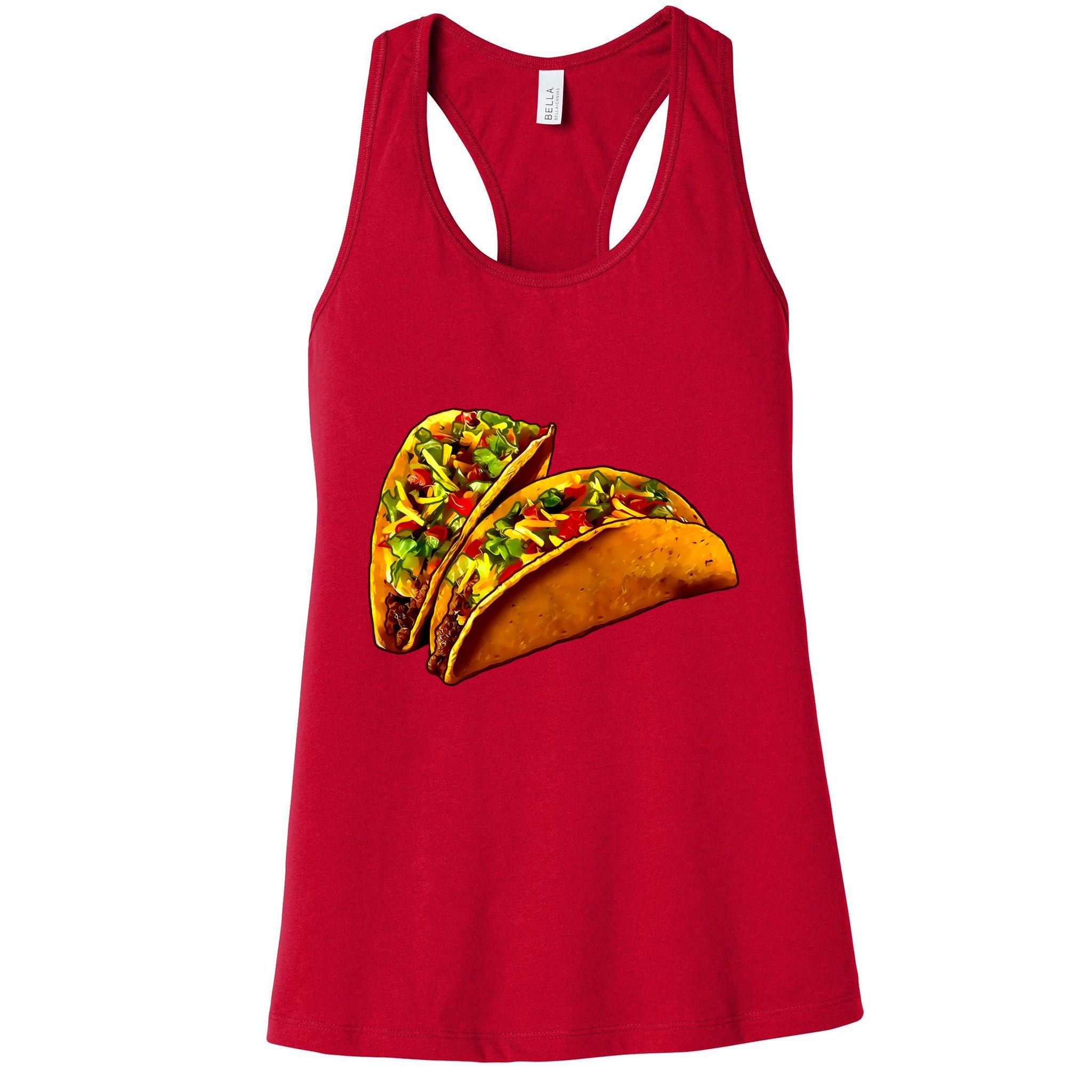 Mexican Tacos Womens Tank Top