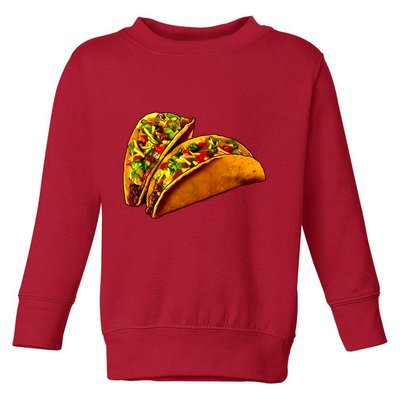 Mexican Tacos Toddler Sweatshirt