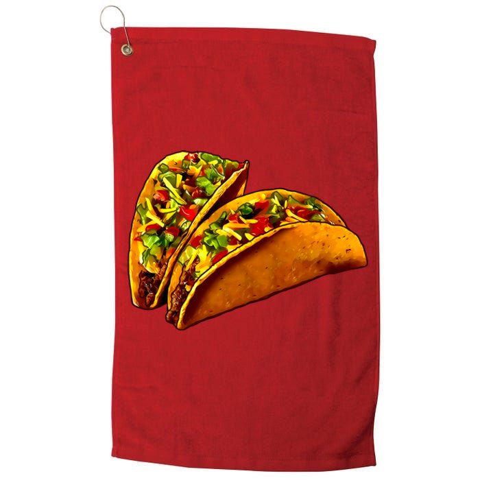 Mexican Tacos Platinum Collection Golf Towel