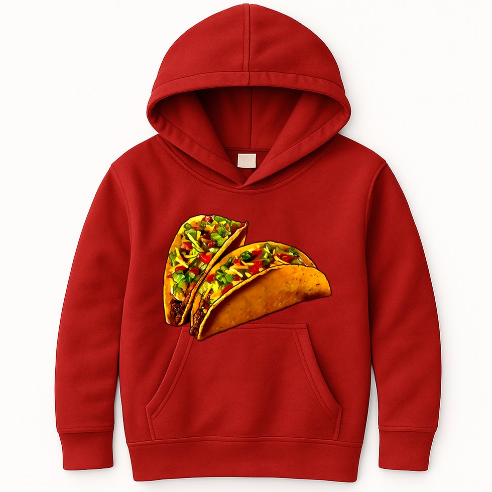 Mexican Tacos Kids Hoodie
