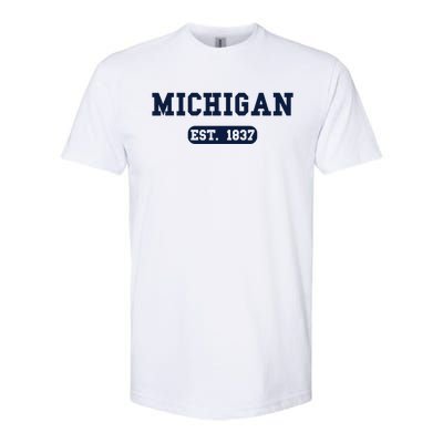 Michigan Throwback Softstyle® CVC T-Shirt