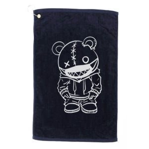 Masked Teddy Platinum Collection Golf Towel