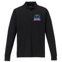 Monster Truck Mom Of The Birthday Boy Matching Family Performance Long Sleeve Polo