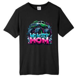 Monster Truck Mom Of The Birthday Boy Matching Family Tall Fusion ChromaSoft Performance T-Shirt