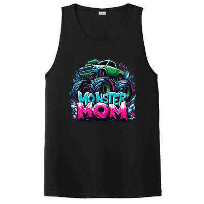 Monster Truck Mom Of The Birthday Boy Matching Family PosiCharge Competitor Tank