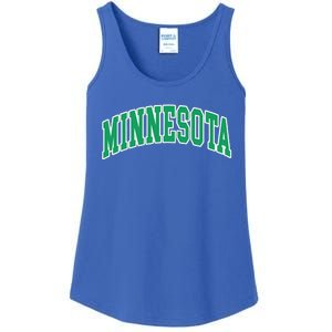 Minnesota Text Ladies Essential Tank